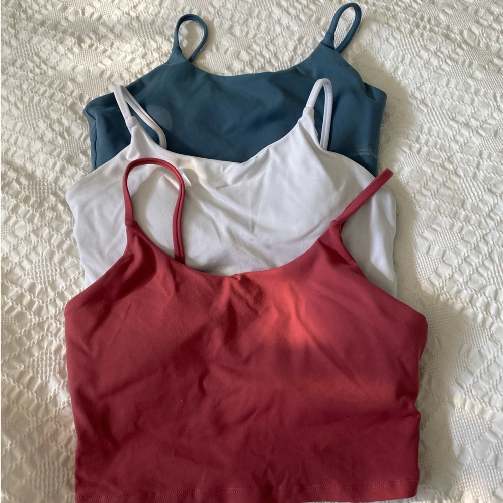 Set of 3 Amazon lululemon dupe tank tops
